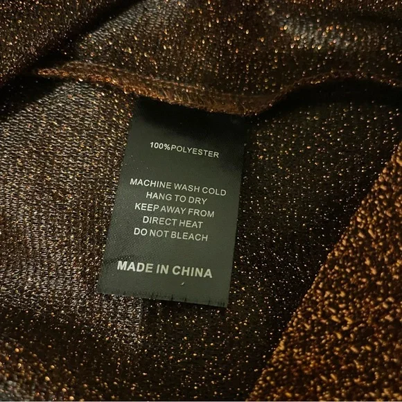 Cynthia Rowley copper metallic tease sheer dress X-small NWT - Picture 9 of 10